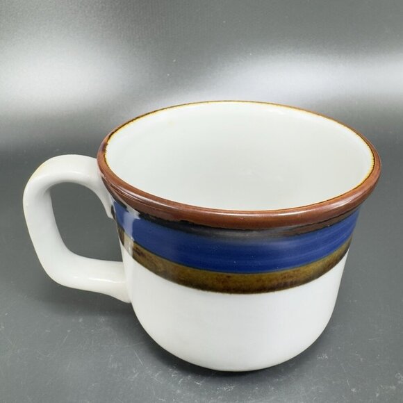 Vintage Ranmaru Stoneware Coffee Mug Cup Set 2 Mugs Cups Made In Japan Pottery - Picture 11 of 11